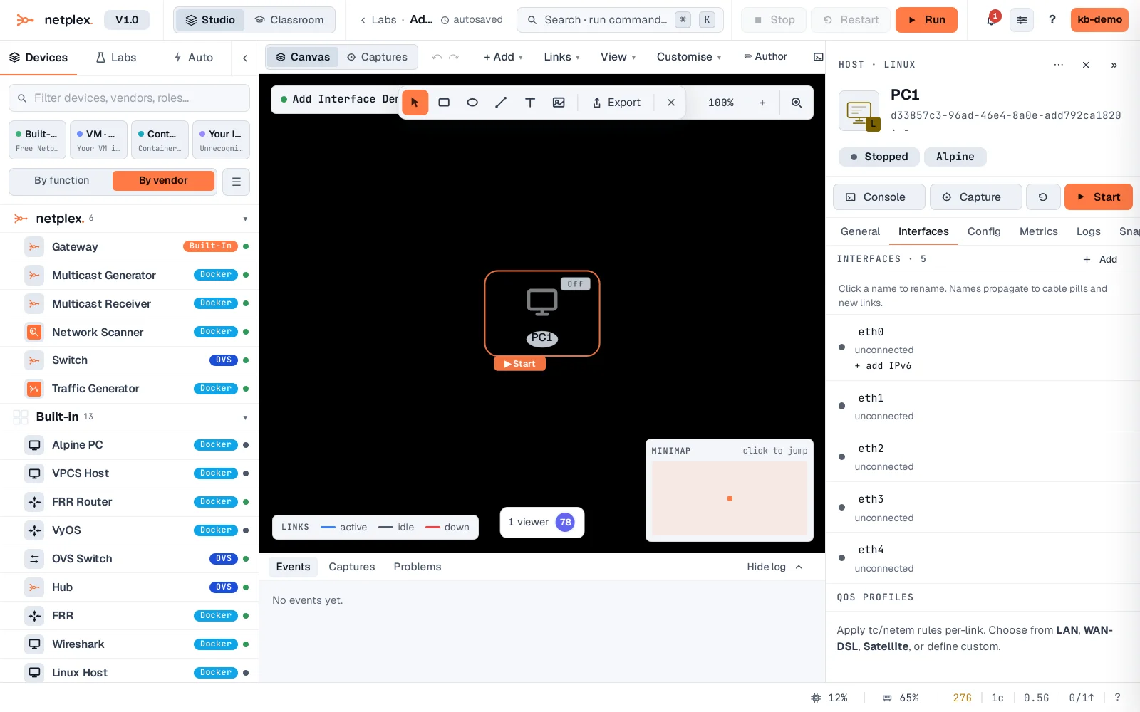 Step 1: Give a node another interface