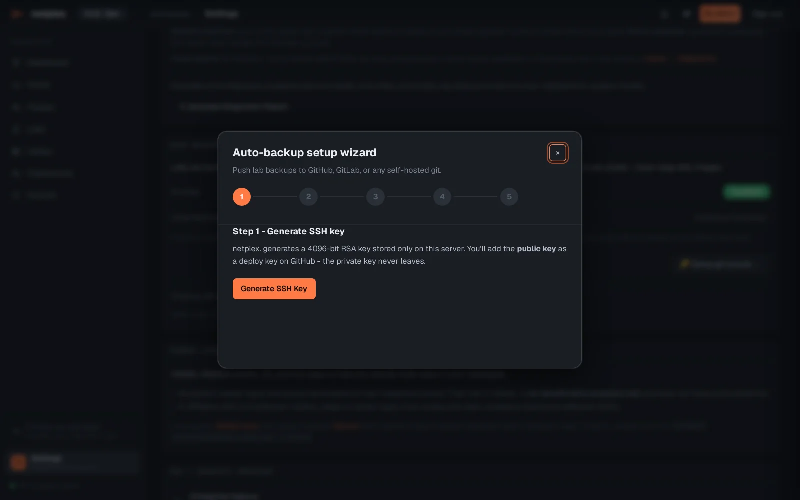 Step 2: Back up your labs to git