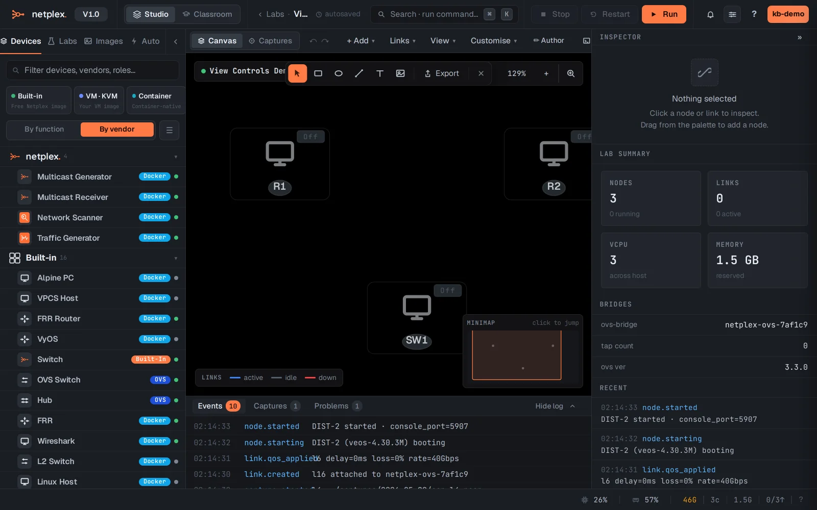Step 1: Zoom, fit, minimap and view options