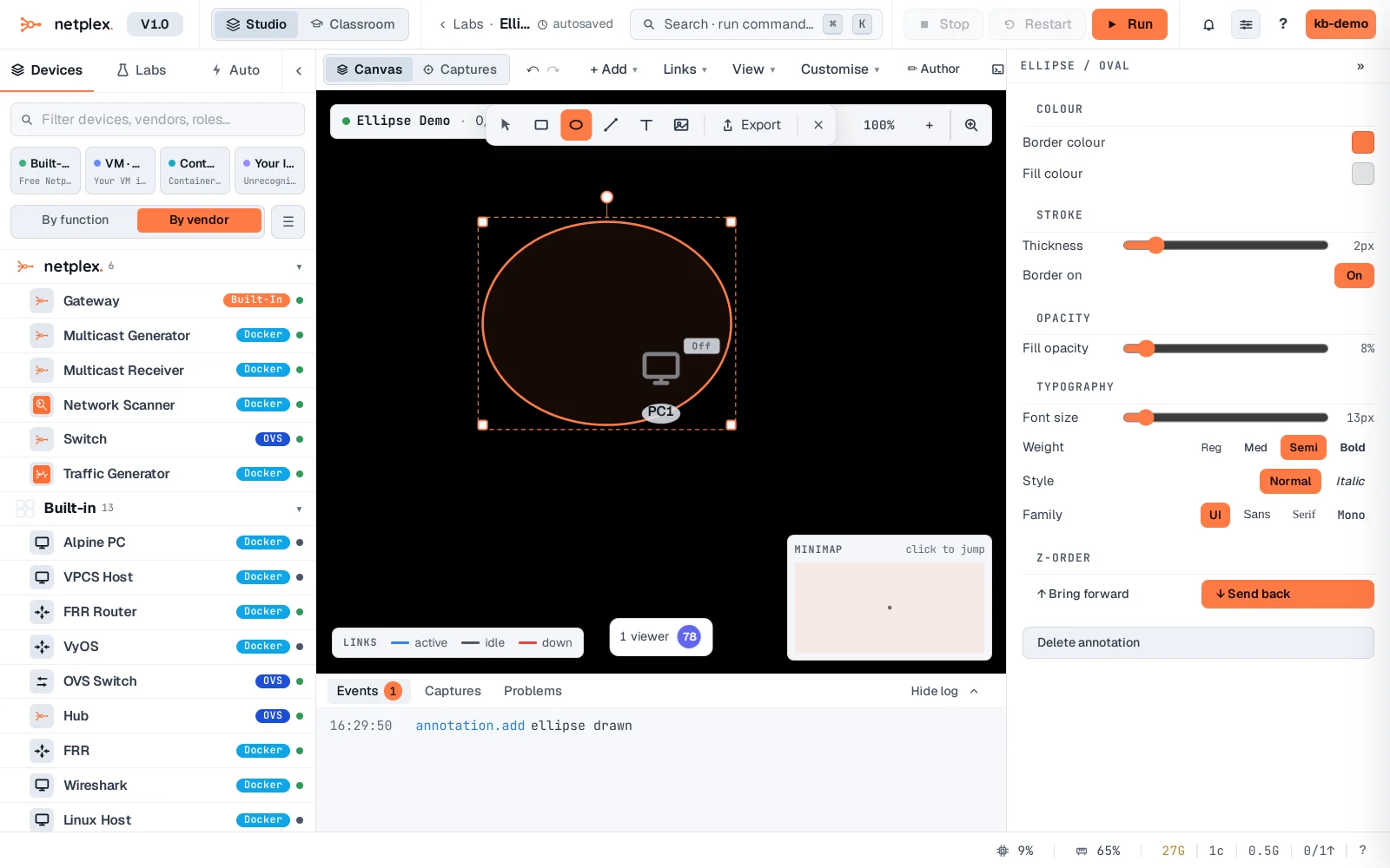Step 1: Draw a circle or ellipse