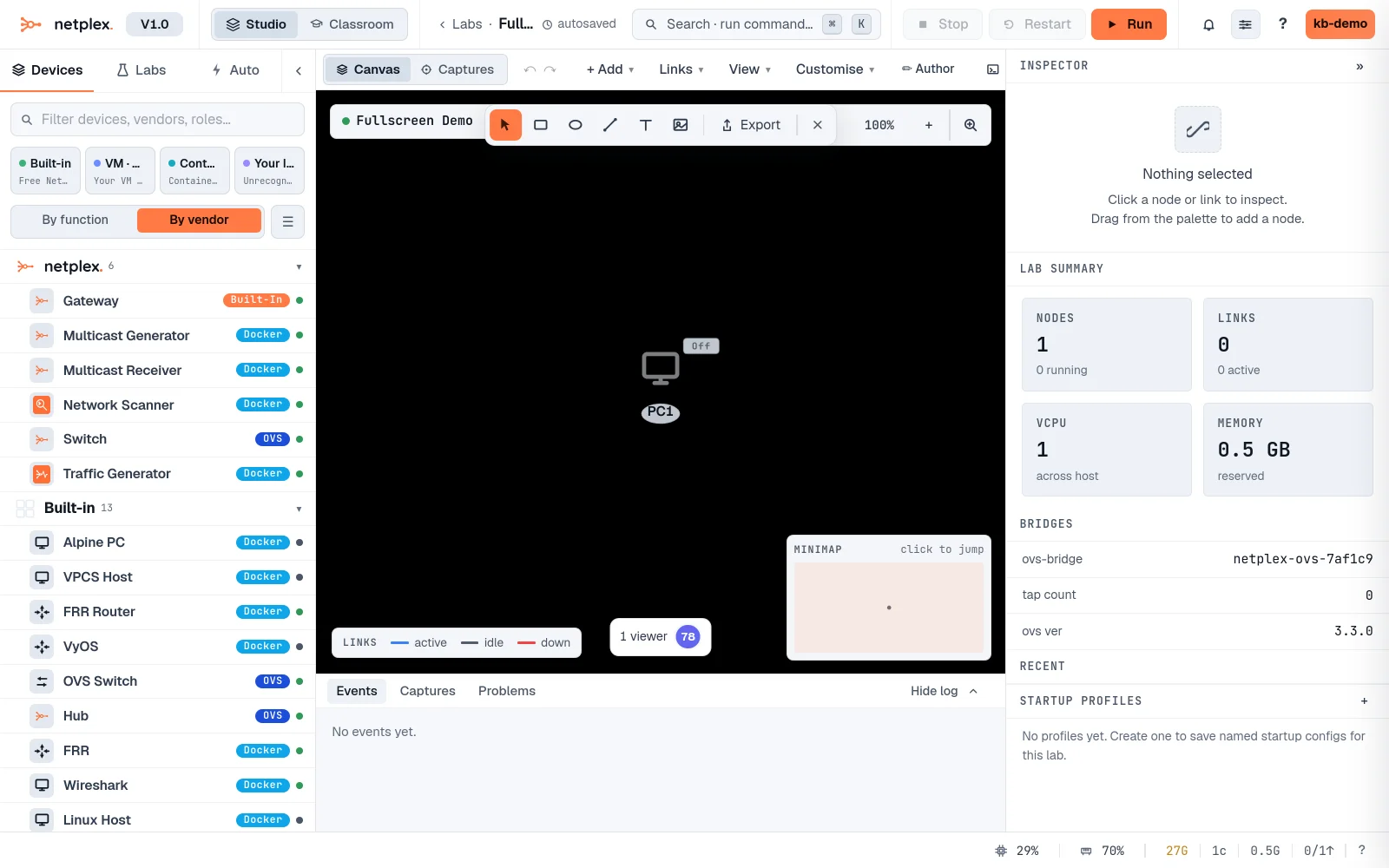 Step 2: Fullscreen the canvas