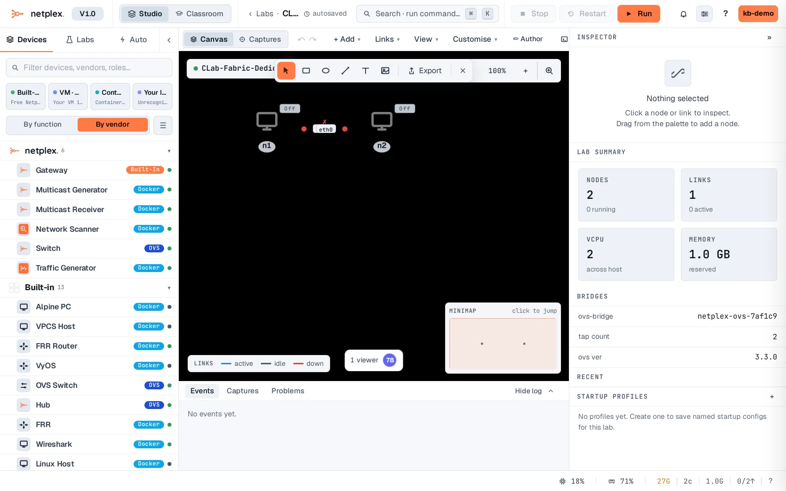 Step 2: Import a ContainerLab topology