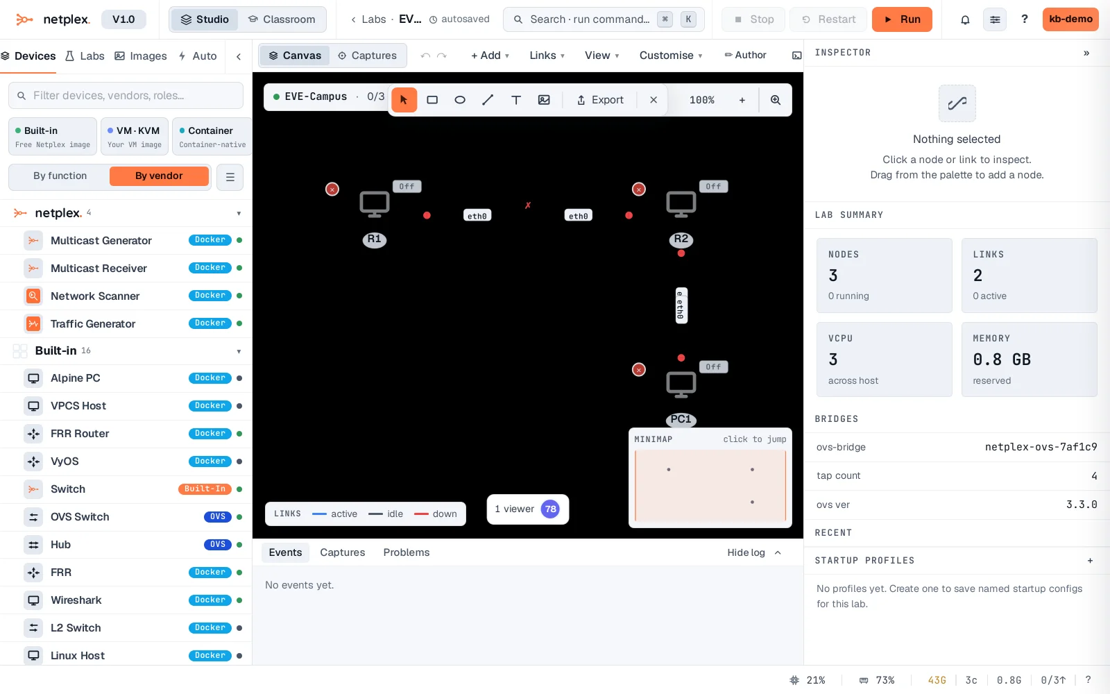 Step 4: How to migrate an EVE-NG lab to netplex