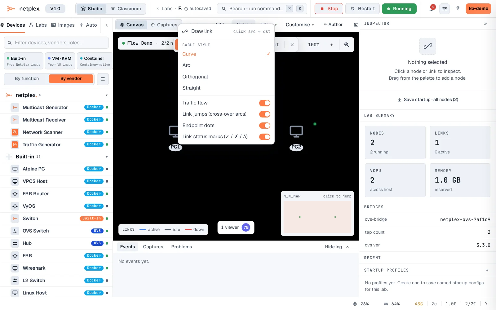 Step 2: See traffic flow on your links
