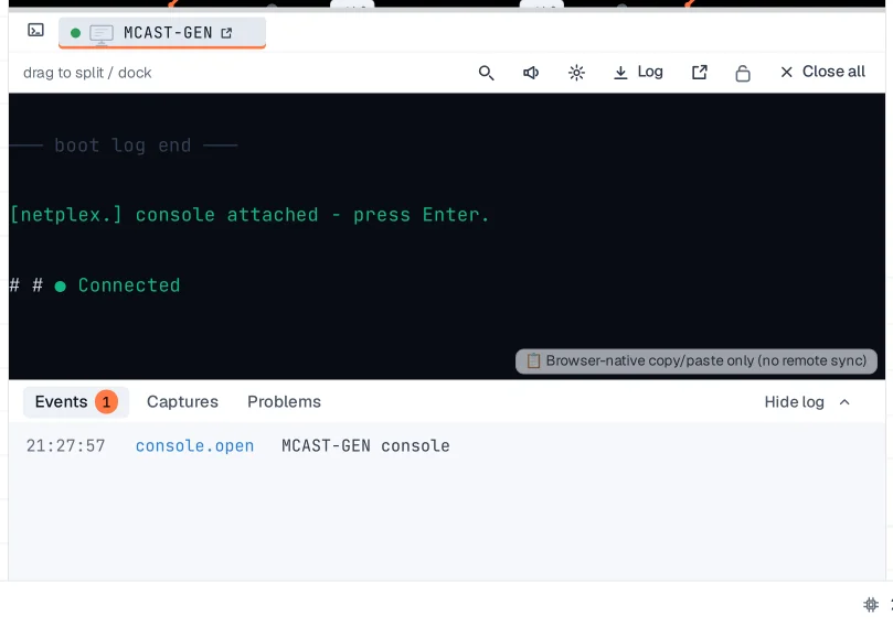 Step 2: Test multicast with the generator and receiver