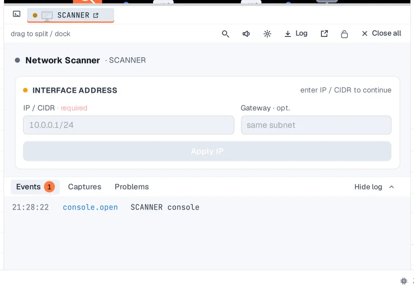 Step 2: Scan your lab with the Network Scanner