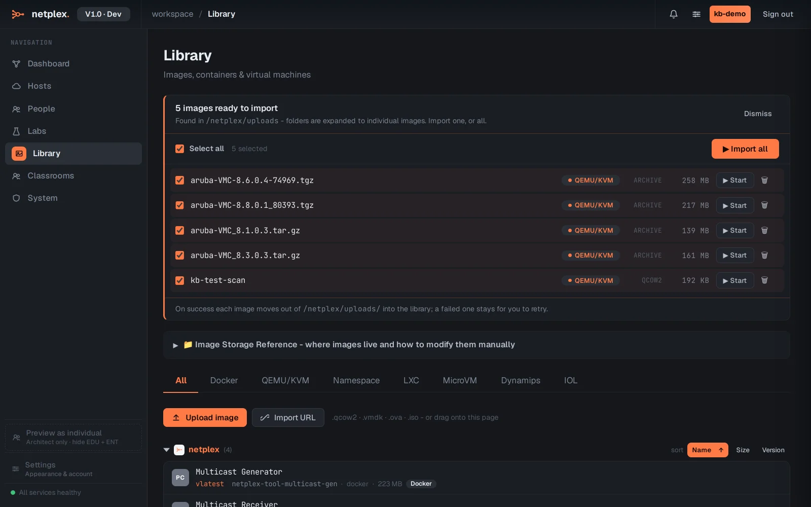 Step 1: Drop files straight into the server uploads folder